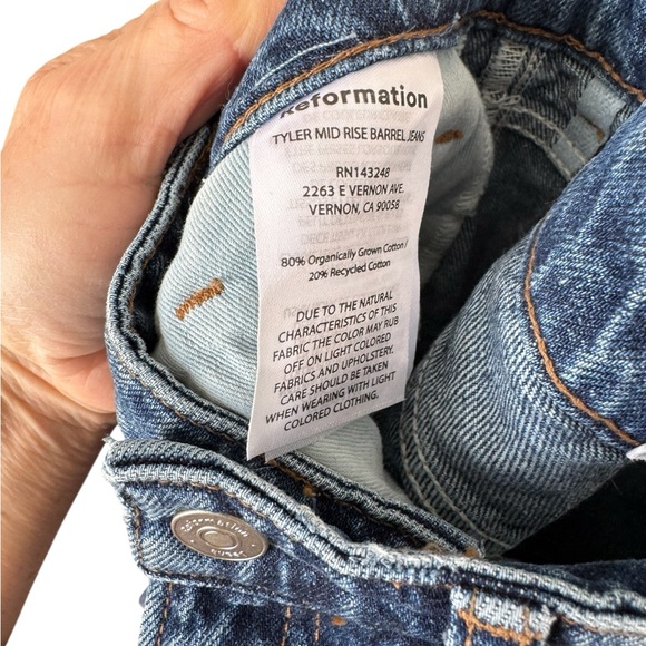 Reformation Denim - Reformation Classic Blue Denim Jeans